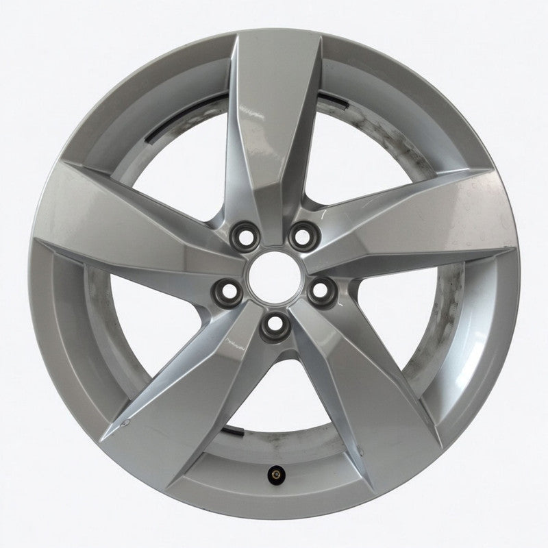 1x Alufelge 17 Zoll 6.5" 5x100 39ET Glanz Silber 2GM601025A VW T-Cross Rim Wheel