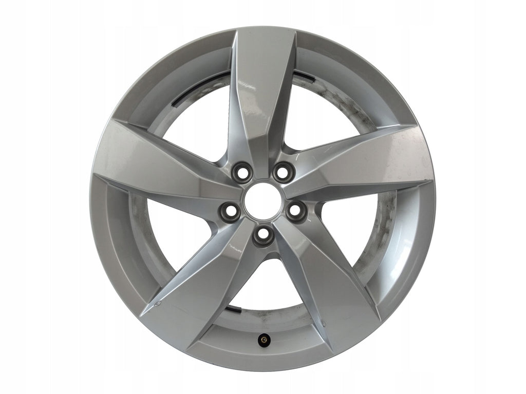 1x Alufelge 17 Zoll 6.5" 5x100 39ET Glanz Silber 2GM601025A VW T-Cross Rim Wheel