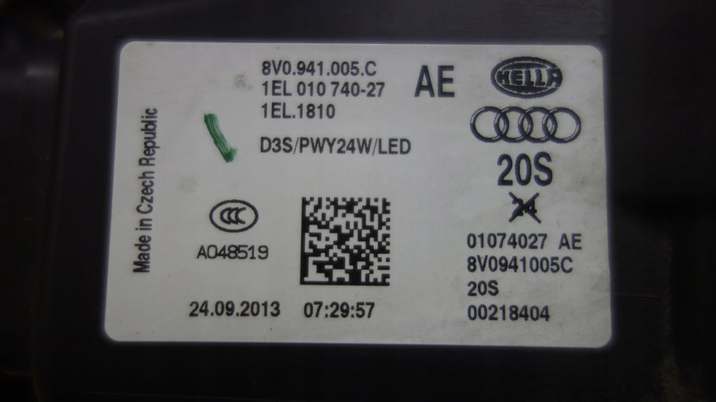 Frontscheinwerfer Audi A3 8V0941005C LED Links Scheinwerfer Headlight