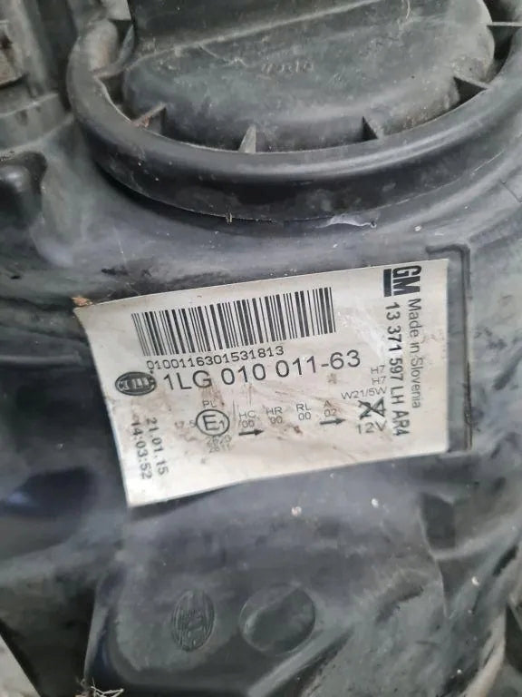 Frontscheinwerfer Opel Astra J 1LG01001163 FALSE Scheinwerfer Headlight SCH3792482540hs