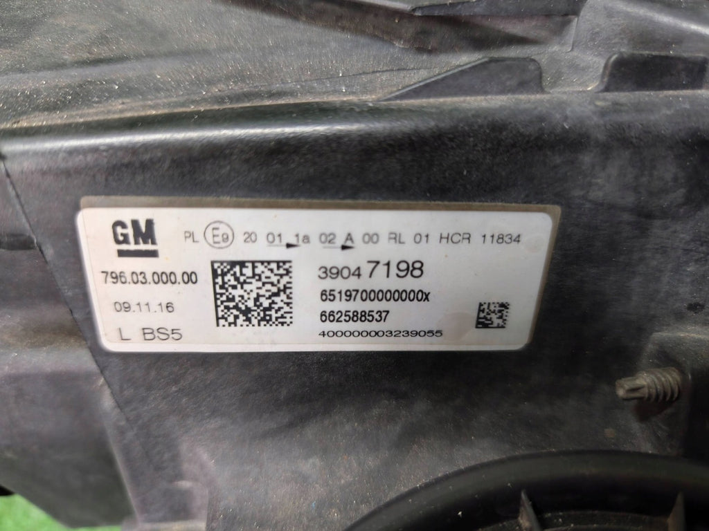 Frontscheinwerfer Opel Astra K 39047198 Links Scheinwerfer Headlight SCH9825974716yp