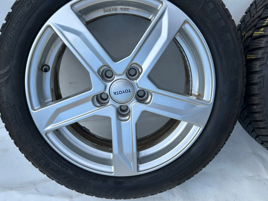 4x Alufelge 16 Zoll 6.5" 5x100 41ET Toyota Yaris Rim Wheel FEL7561289536ot
