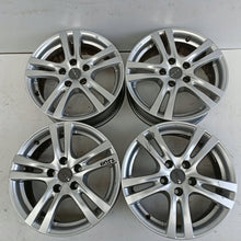 Laden Sie das Bild in den Galerie-Viewer, 4x Alufelge 16 Zoll 6.5" 5x112 42ET Glanz Silber Audi I Rim Wheel FEL9469292439ef