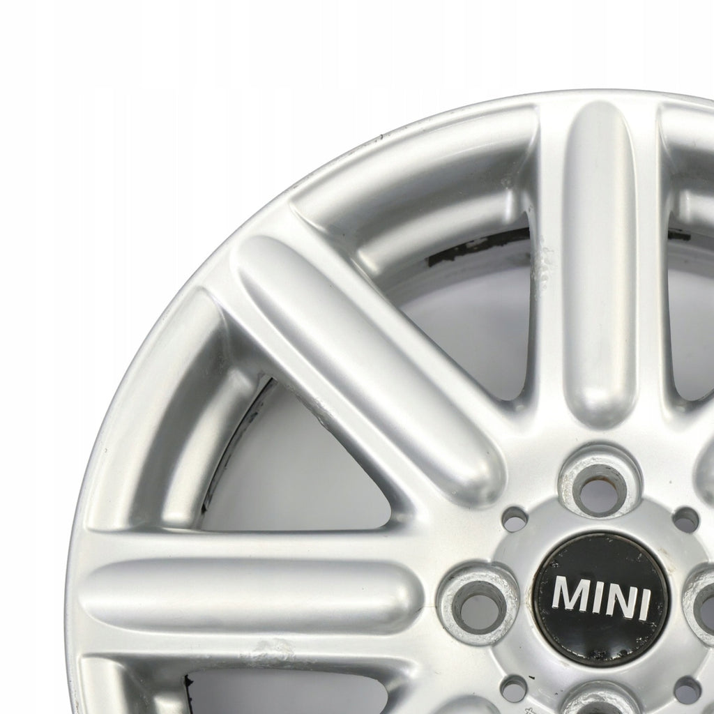 1x Alufelge 16 Zoll 6.5" 4x100 48ET Silber 6791941 Mini R55 R56 Rim Wheel FEL3270031591qa