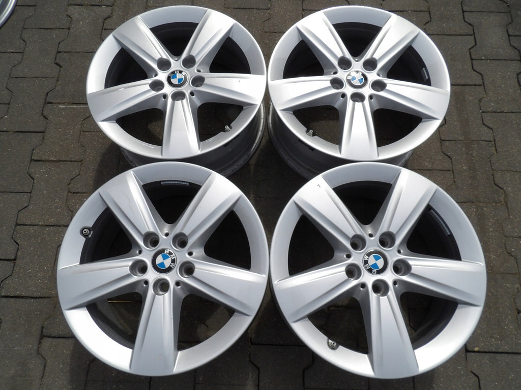 4x Alufelge 17 Zoll 7.5" 5x112 54ET Glanz Silber BMW Rim Wheel FEL9222215777va