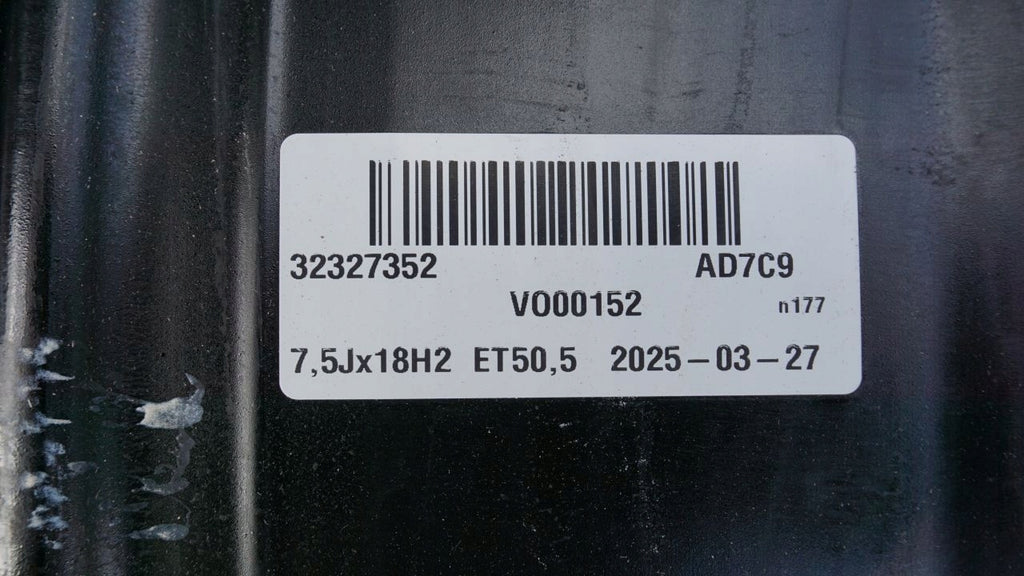 1x Alufelge 18 Zoll 7.5" 5x108 50 5ET 32327352 Volvo V60 S60 Xc60 Rim Wheel FEL9590771856qh