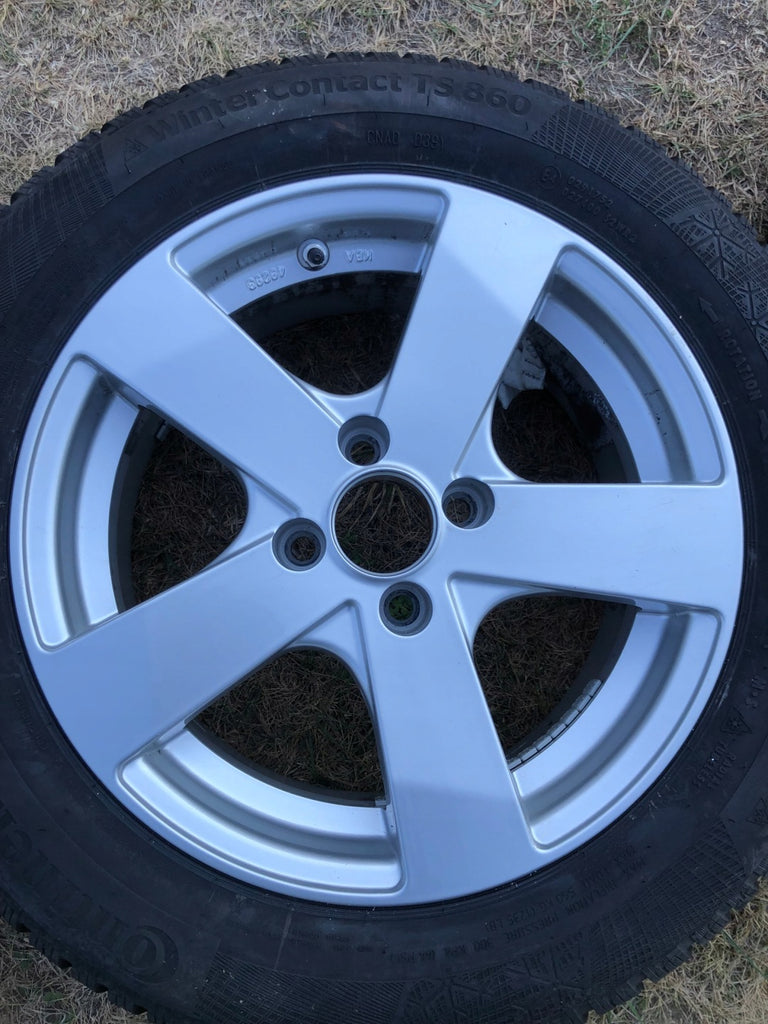 4x Alufelge 15 Zoll 6.5" 4x100 38ET KBA49293 Dacia Megane Rim Wheel FEL4056161490tl