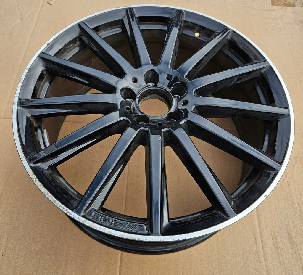 1x Alufelge 20 Zoll 8.0" 5x112 48ET Glanz Schwarz A2474011600 Mercedes-Benz Glb FEL4102150597bt