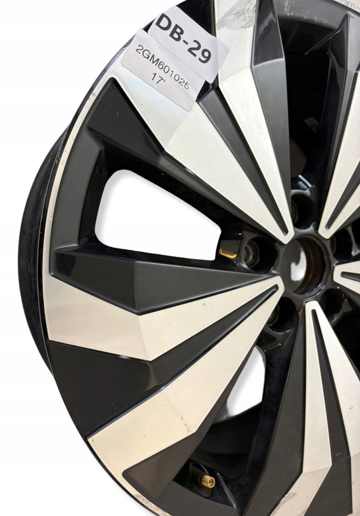 1x Alufelge 17 Zoll 6.5" 5x100 39ET Glanz Schwarz 2GM601025E VW T-Cross FEL4173732416ae