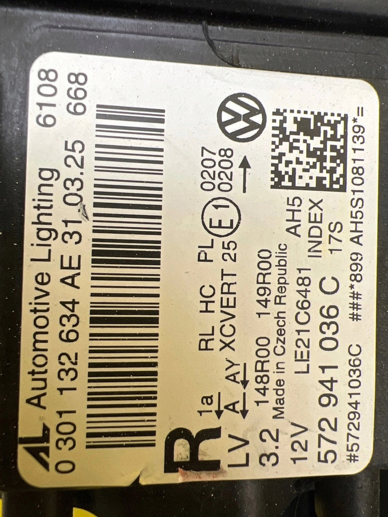 Frontscheinwerfer VW Tiguan 572941036C LED Rechts Scheinwerfer Headlight SCH6239675133tg