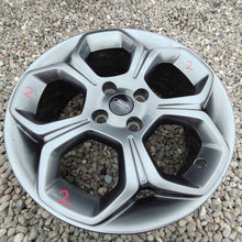 Load image into Gallery viewer, 1x Alufelge 17 Zoll 7.0" 4x108 37 5ET Glanz Graphit GN15-J3 Ford Escort I FEL2572467538sb