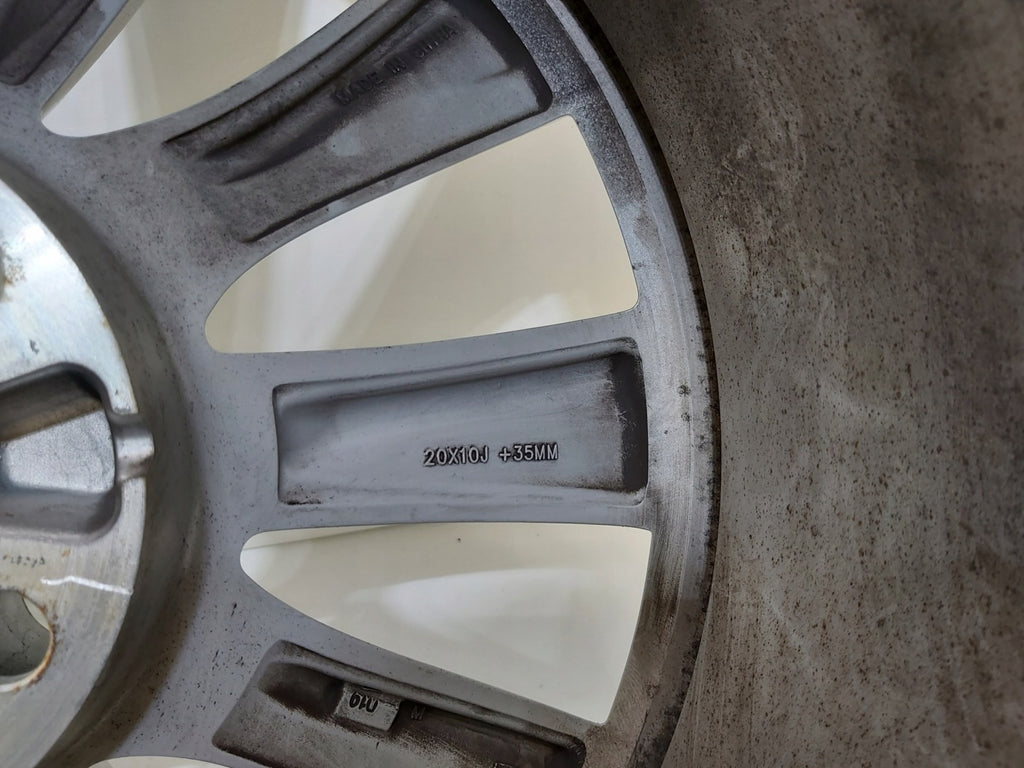 1x Alufelge 20 Zoll 10.0" 5x120 35ET Glanz Silber 1027244-00-B Tesla Model X FEL9772417323as