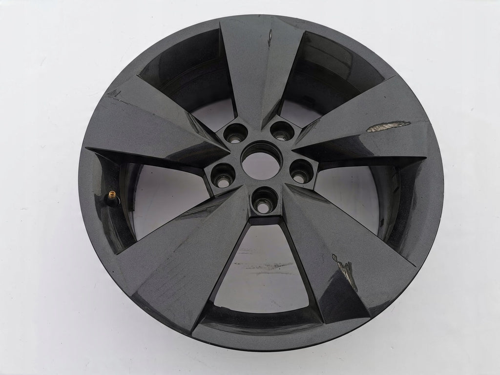1x Alufelge 17 Zoll 6.5" 5x112 38ET Glanz Schwarz 565601025AA Skoda Kodiaq