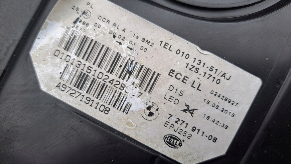 Frontscheinwerfer BMW 5 F11 F10 1EL010131-51 Bi-Xenon Links Headlight SCH8872004408pc