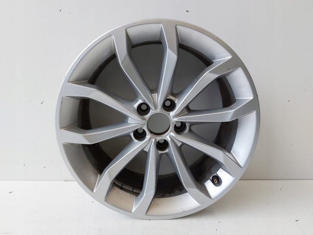 1x Alufelge 18 Zoll 8.0" 5x112 40ET Glanz Silber 8W0601025 Audi A4 B9 Rim Wheel