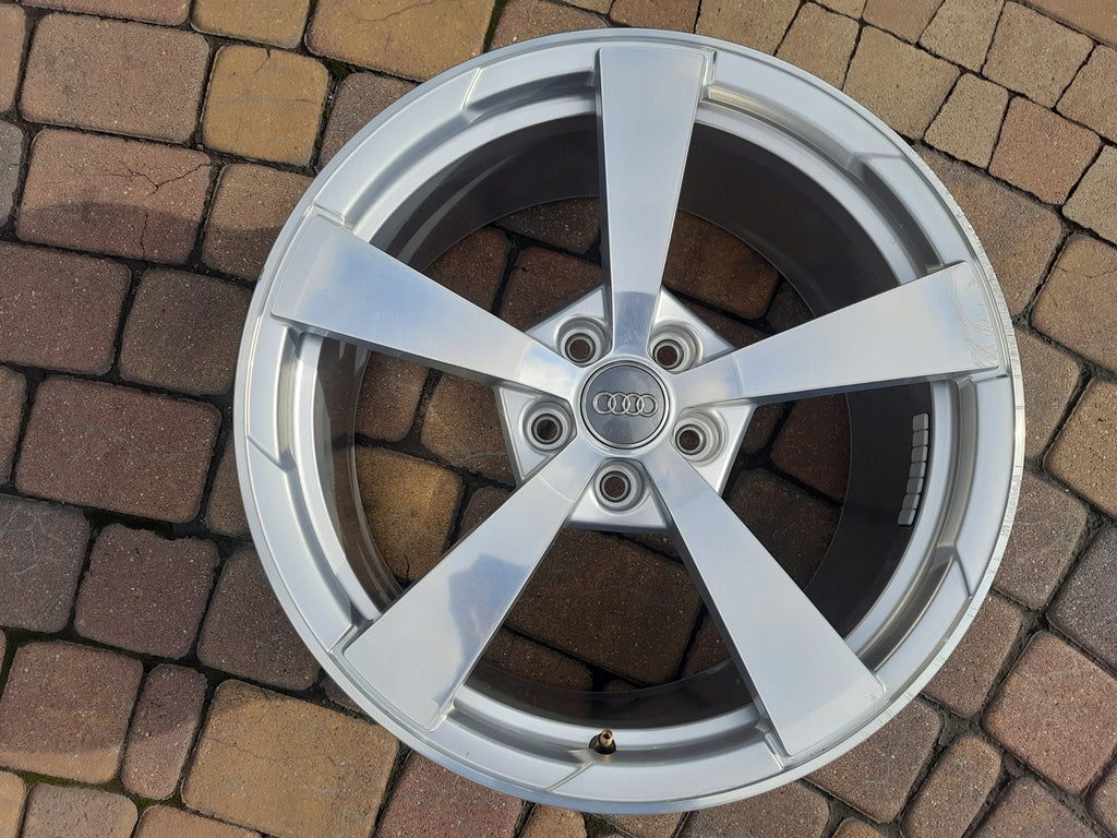 1x Alufelge 19 Zoll 9.0" 5x112 52ET Glanz Silber 850601025AQ Audi Tt Rim Wheel