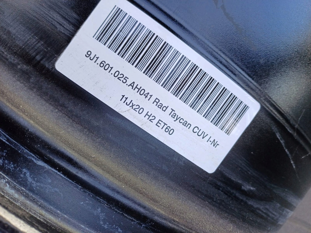 1x Alufelge 20 Zoll 11.0" 5x130 60ET 9J1601025AH Porsche Taycan Rim Wheel