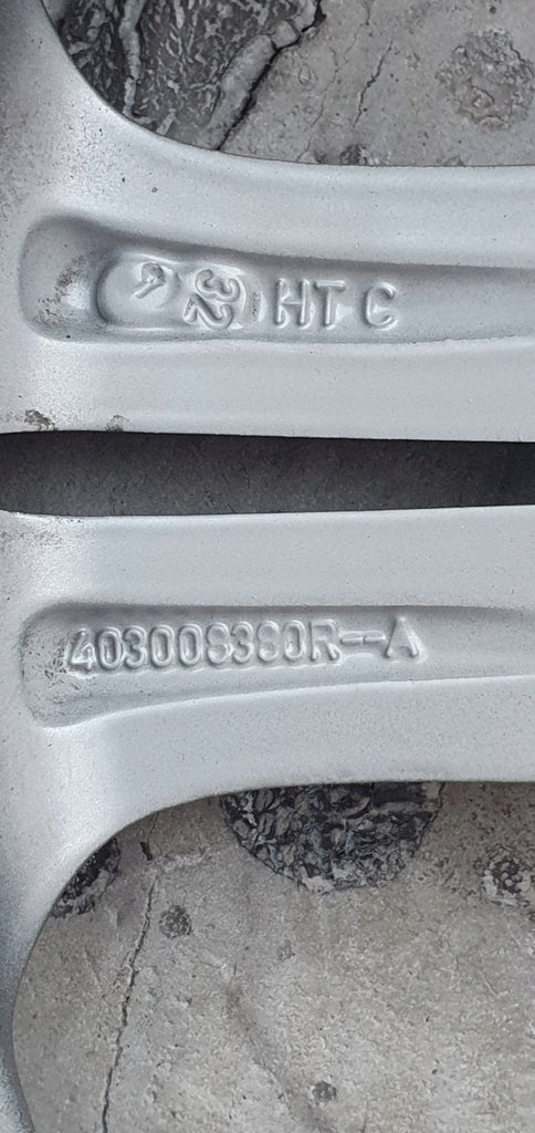 1x Alufelge 17 Zoll 7.0" 4x100 44ET Glanz Graphit 403008380R Renault Clio IV 1 FEL6552765057um