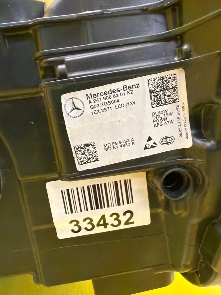 Frontscheinwerfer Mercedes-Benz W247 A2479066301 LED Links Headlight SCH8936578923ok