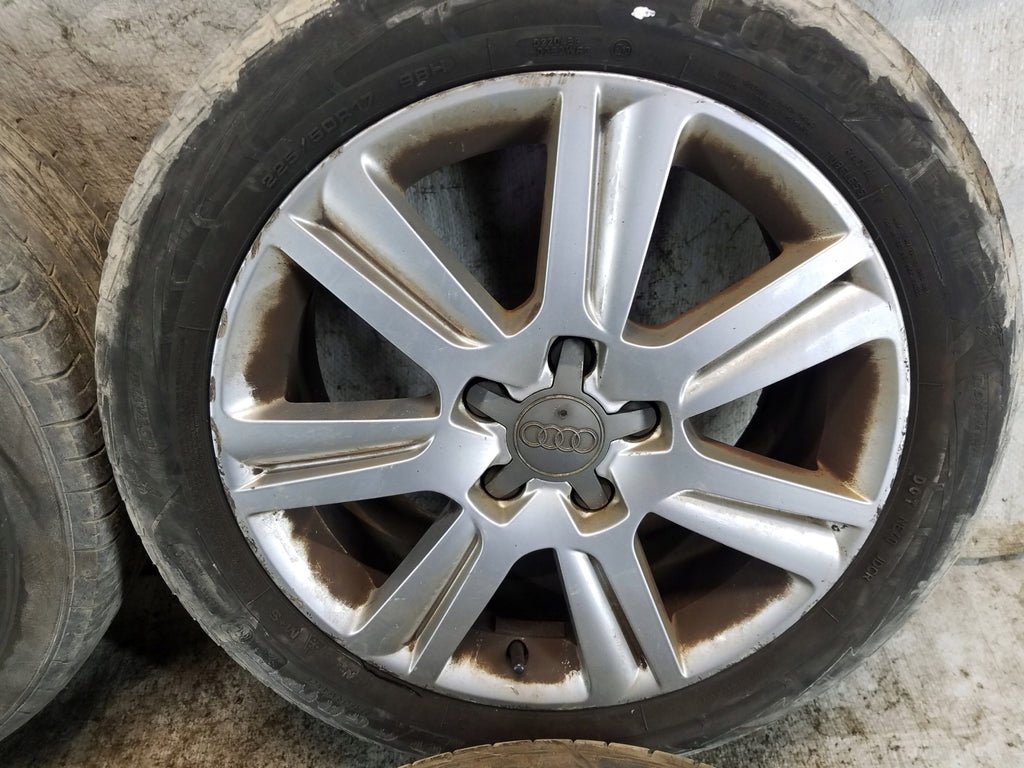 4x Alufelge 17 Zoll 7.5" 5x112 45ET Glanz Silber 8K0601025B Audi A4 B8 Rim Wheel FEL3172836620sc