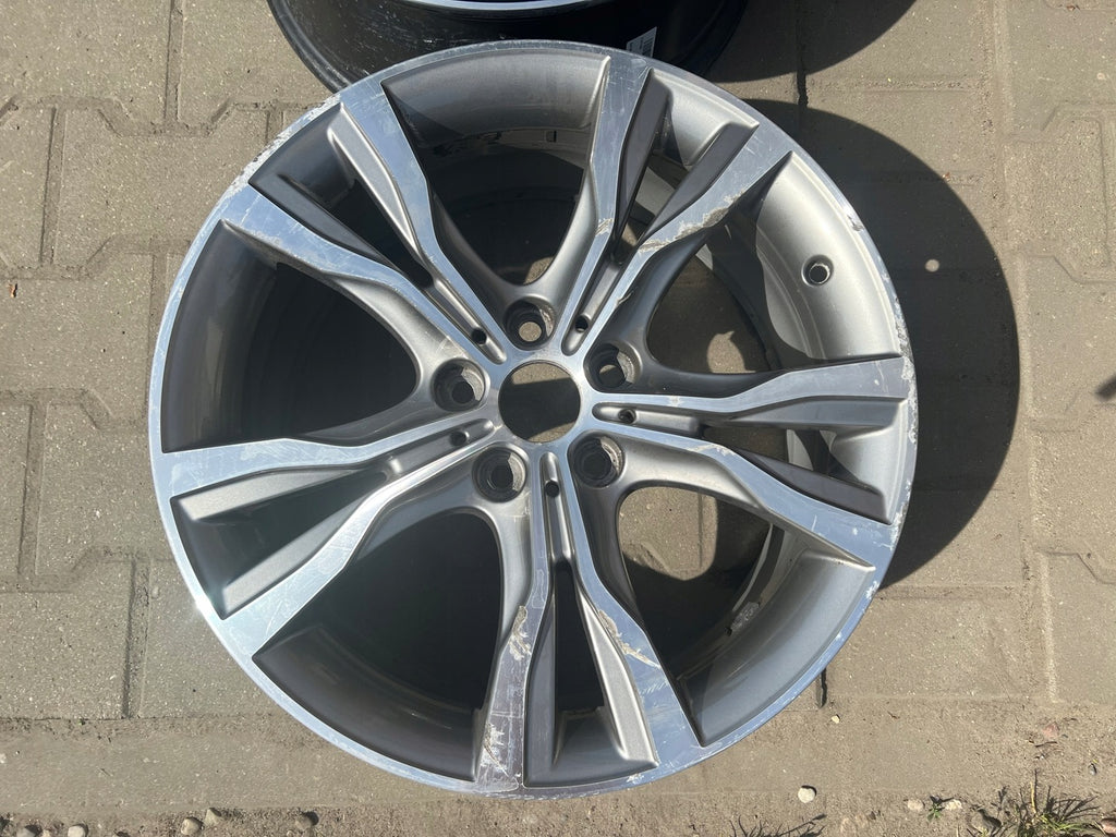 1x Alufelge 18 Zoll 8.0" 5x112 57ET Glanz Graphit 6855093 BMW Mg Rim Wheel