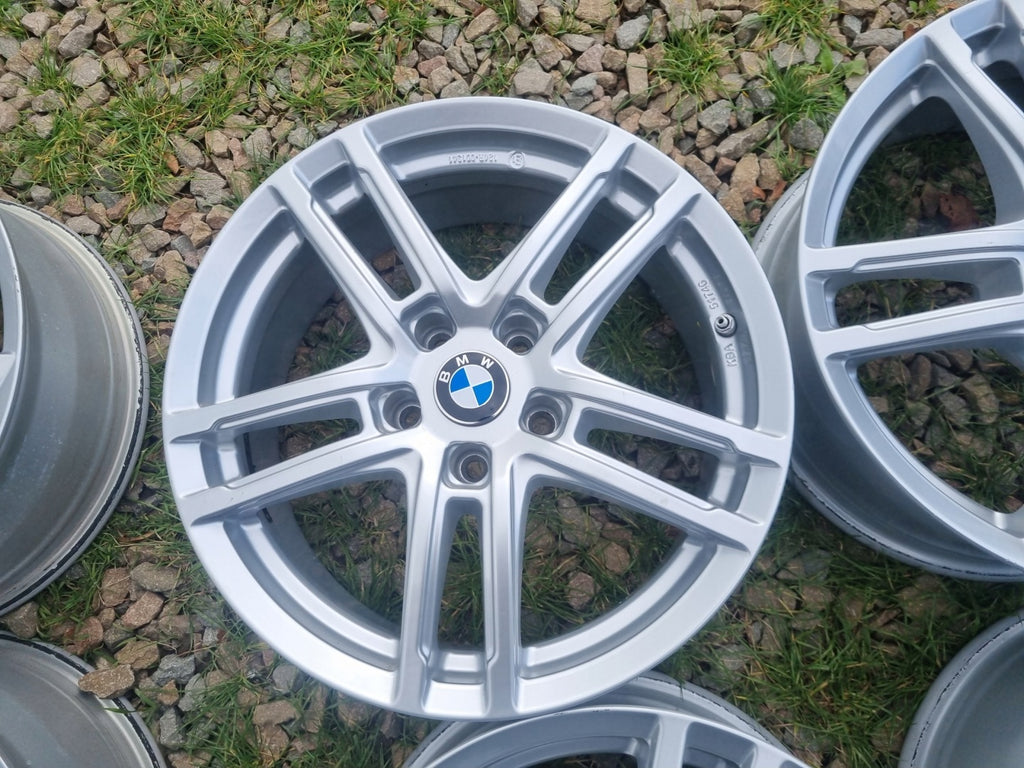 4x Alufelge 17 Zoll 7.5" 5x112 30ET Glanz Silber KBA51746 BMW G01 G02 Rim Wheel FEL2442508954uj