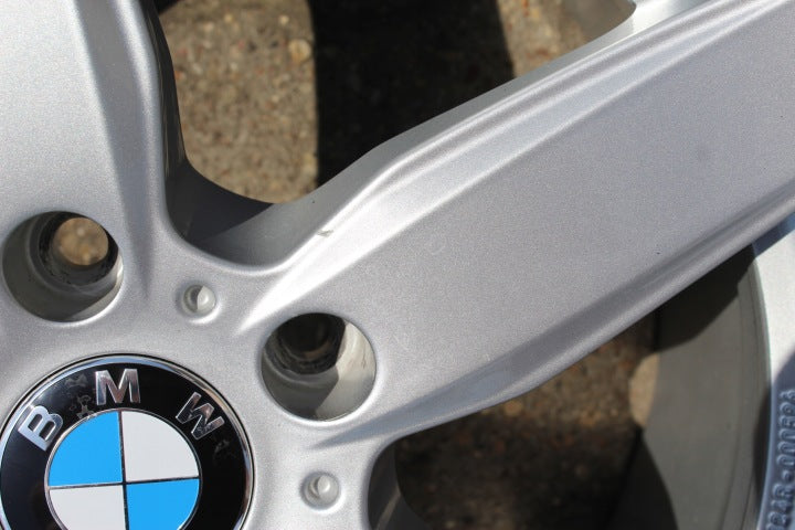 4x Alufelge 17 Zoll 7.5" 5x120 37ET Matt Silber KBA49260 BMW 3 F30 E90 Rim Wheel FEL9137102861qt