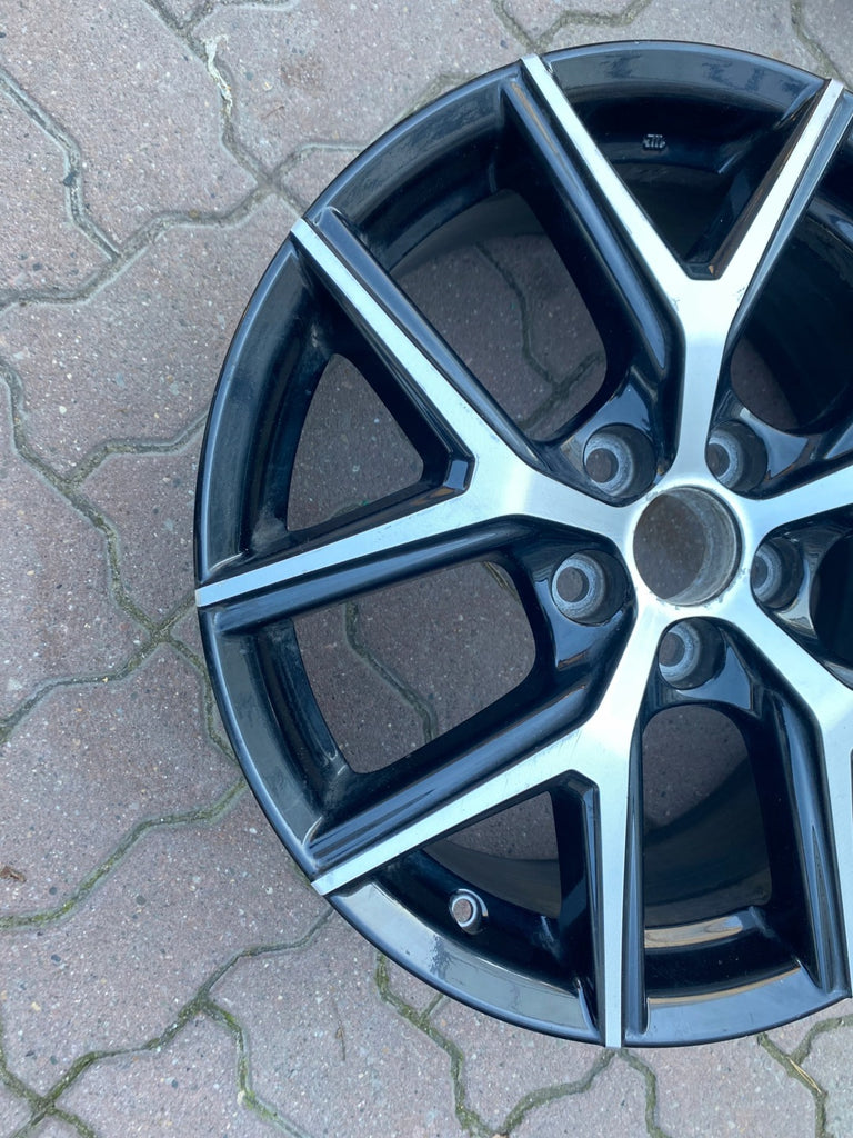 1x Alufelge 18 Zoll 7.5" 5x114.3 45ET Glanz Schwarz 87169090 Toyota Rav I FEL3129007045ms