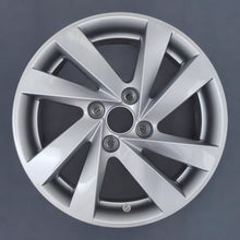 Load image into Gallery viewer, 1x Alufelge 15 Zoll 5.5&quot; 4x100 41ET Glanz Schwarz 1SL601025Q Seat Mii Rim Wheel