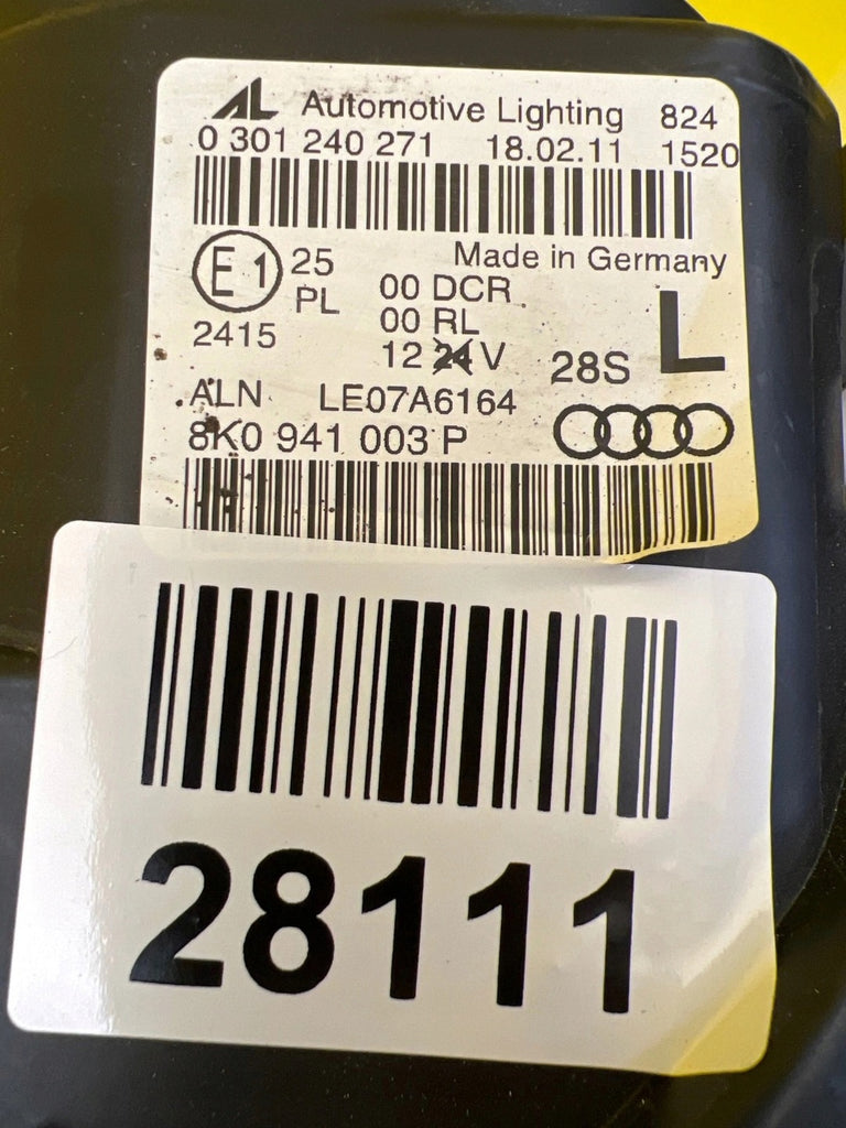 Frontscheinwerfer Audi A4 B8 8K0941003P Xenon Ein Stück (Rechts oder Links)