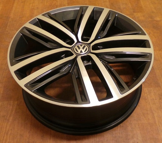 1x Alufelge 19 Zoll 7.0" 5x112 43ET Glanz Silber 5NA601025 VW Tiguan Rim Wheel FEL6659024254ma