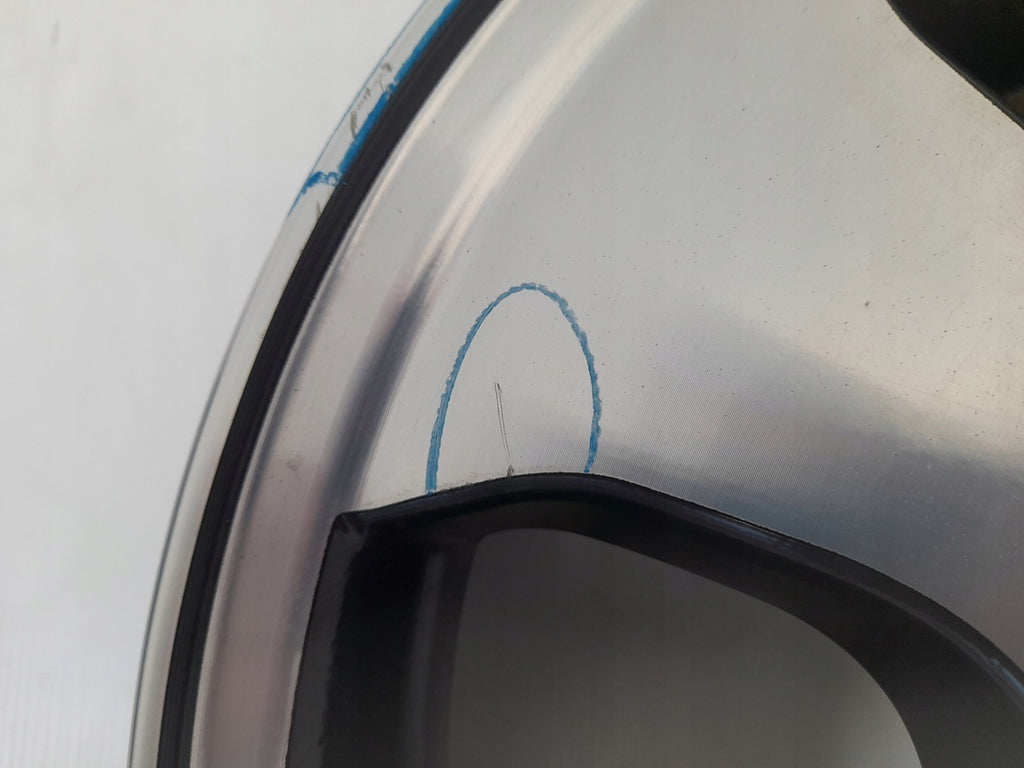 4x Alufelge 15 Zoll 6.0" 5x110 49ET Glanz Schwarz 60505 Opel Rim Wheel