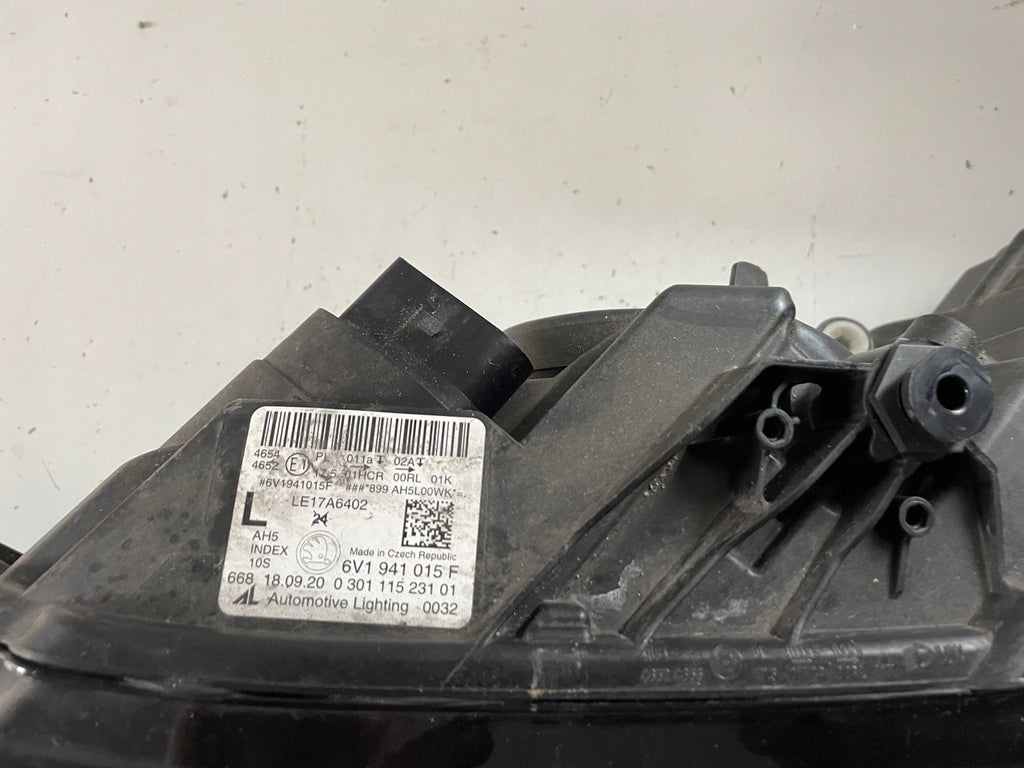 Frontscheinwerfer Skoda Fabia III 6V1941015F Full LED Links Headlight