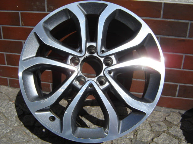 1x Alufelge 17 Zoll 7.0" 5x112 48,5ET A2054010200 Mercedes-Benz W205 Rim Wheel