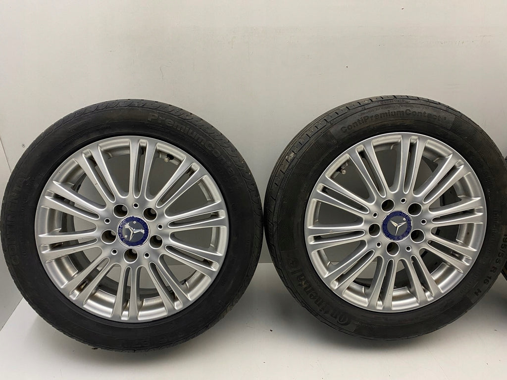 1x Alufelge 16 Zoll 6.0" 5x112 46ET Glanz Silber A1694012102 Mercedes-Benz W169