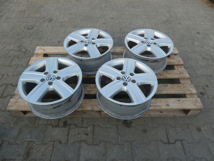 4x Alufelge 17 Zoll 7.0" 5x120 55ET Glanz Silber 7H0601025 VW T6 T5 Rim Wheel FEL3479768168vl