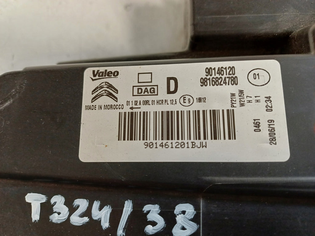 Frontscheinwerfer Citroën Berlingo 9816824780 Rechts Scheinwerfer Headlight