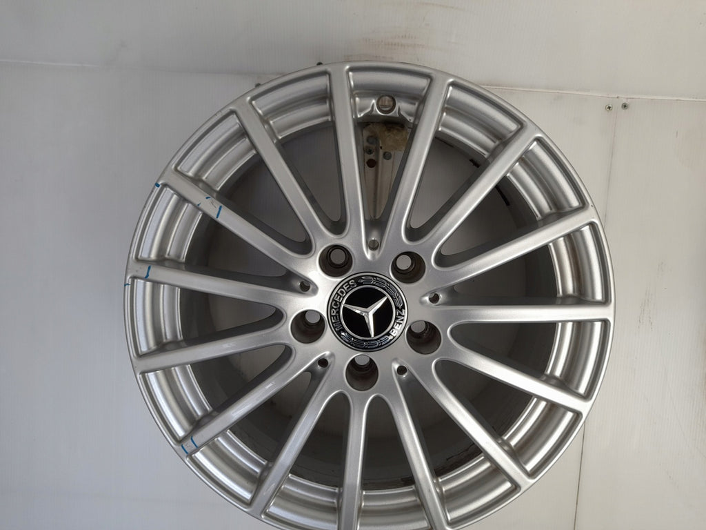 1x Alufelge 16 Zoll 6.5" 5x112 38ET Glanz Silber A2054012502 Mercedes-Benz FEL9393154138fm