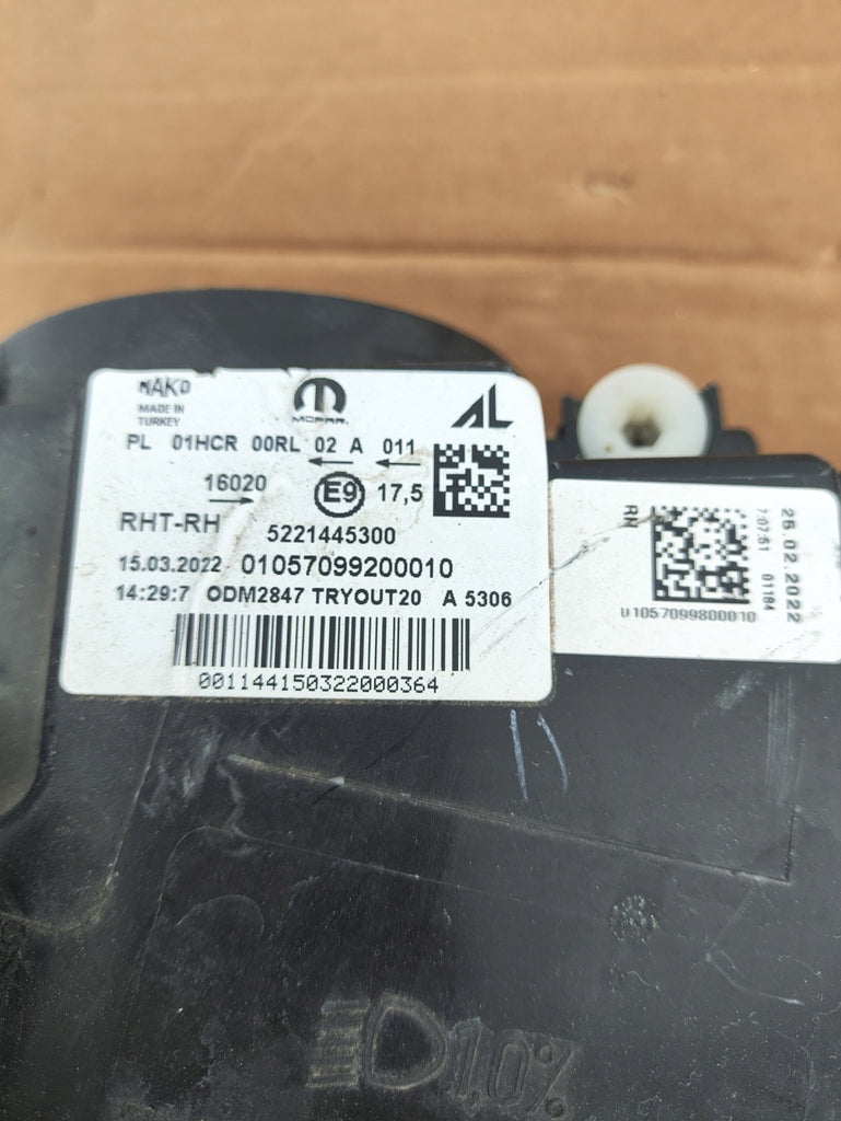 Frontscheinwerfer Fiat Tipo 5221445300 Rechts Scheinwerfer Headlight SCH7187088475ml