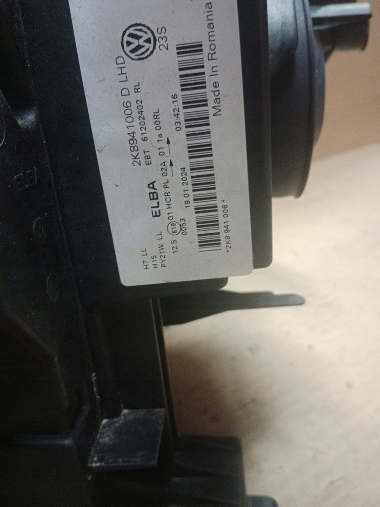 Frontscheinwerfer VW Caddy V 2K8941006D 9001168W7 Rechts Scheinwerfer Headlight SCH4201146310sb