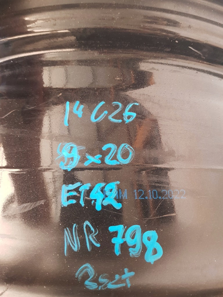 1x Alufelge 20 Zoll 9.0" 5x112 42ET 8747311 BMW I4 G26 Rim Wheel FEL4040359171mz