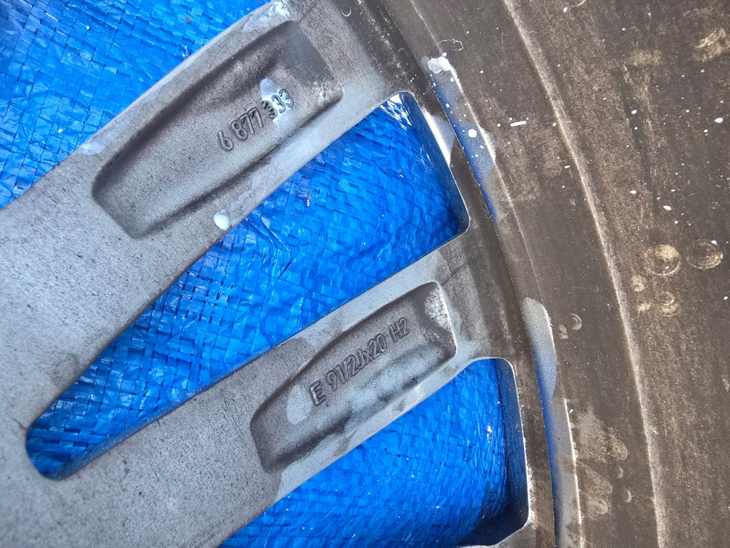 1x Alufelge 20 Zoll 9.5" 5x112 43ET Glanz Graphit 6877333 BMW X3 G01 G02 Mg FEL2788303408gi