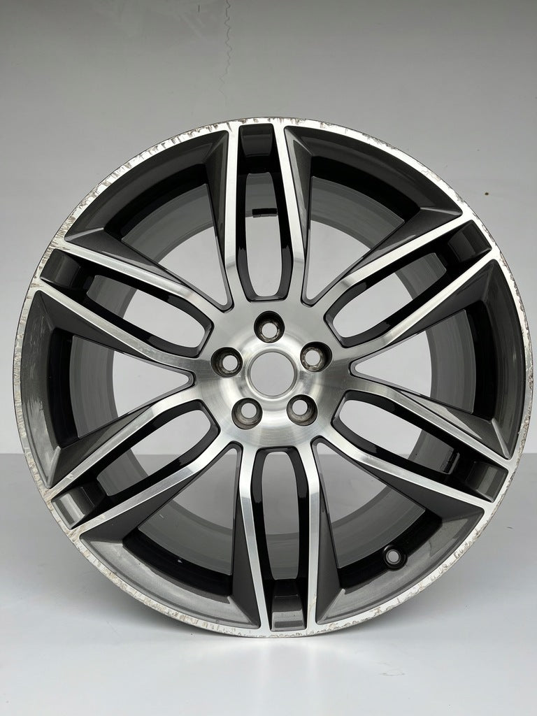 1x Alufelge 20 Zoll 10.5" 5x108 38ET Glanz Schwarz EX53-1007-UB Jaguar F-Type FEL5629813300hj