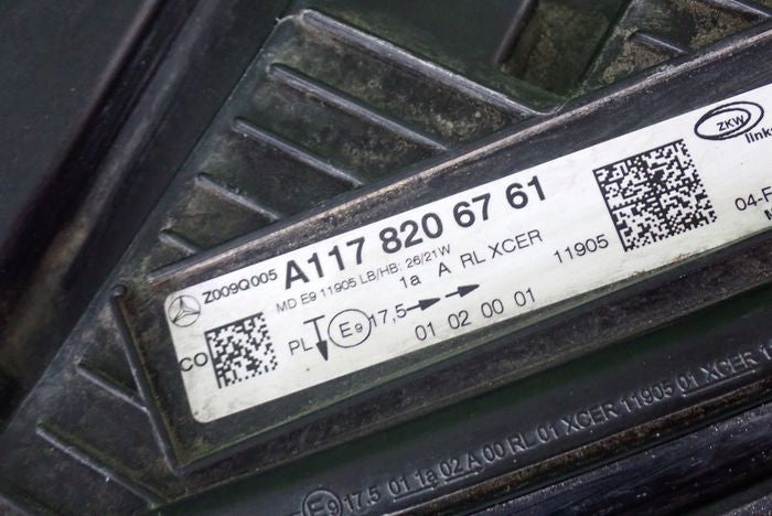 Frontscheinwerfer Mercedes-Benz Cla A1178206761 Links Scheinwerfer Headlight SCH2091829811op