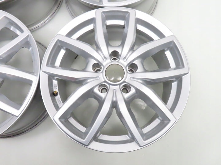 4x Alufelge 17 Zoll 7.5" 5x120 35ET Glanz Silber KBA49355 BMW F10 3 F30 E60 E90 FEL9006713066kb