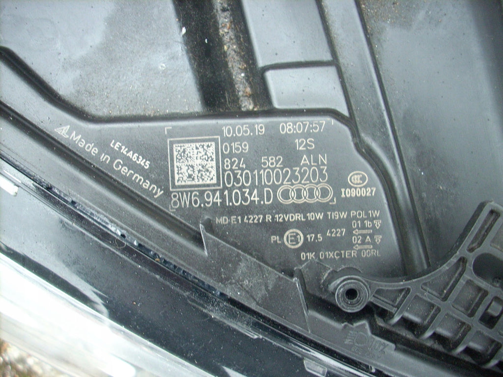 Frontscheinwerfer Audi A5 8W6941034D 8W6941033D LED Rechts oder Links