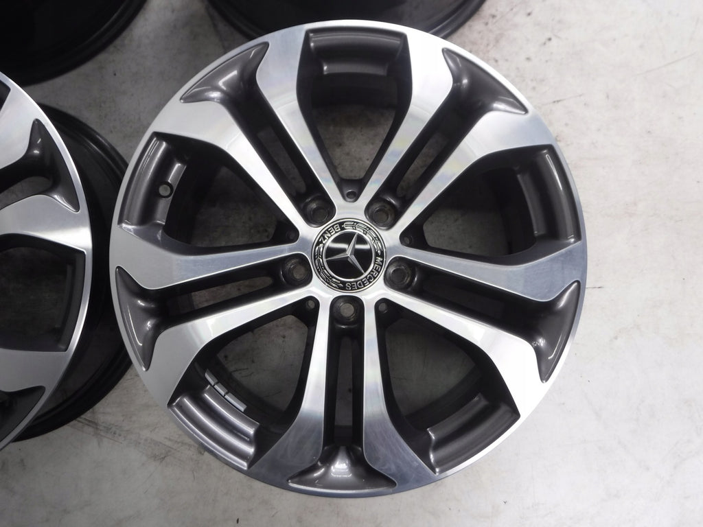 4x Alufelge 17 Zoll 7.5" 5x112 36ET A2534010600 Mercedes-Benz Cla Glc Gla FEL3875644255bk