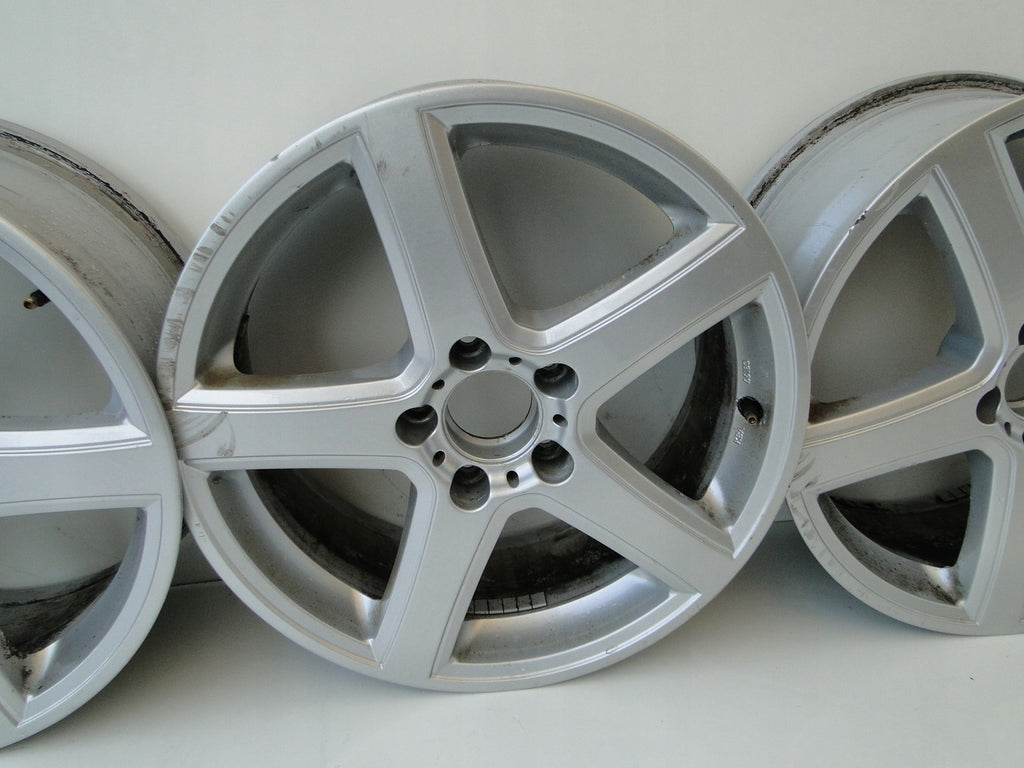 4x Alufelge 16 Zoll 7.5" 5x112 45ET Silber Mercedes-Benz Rim Wheel