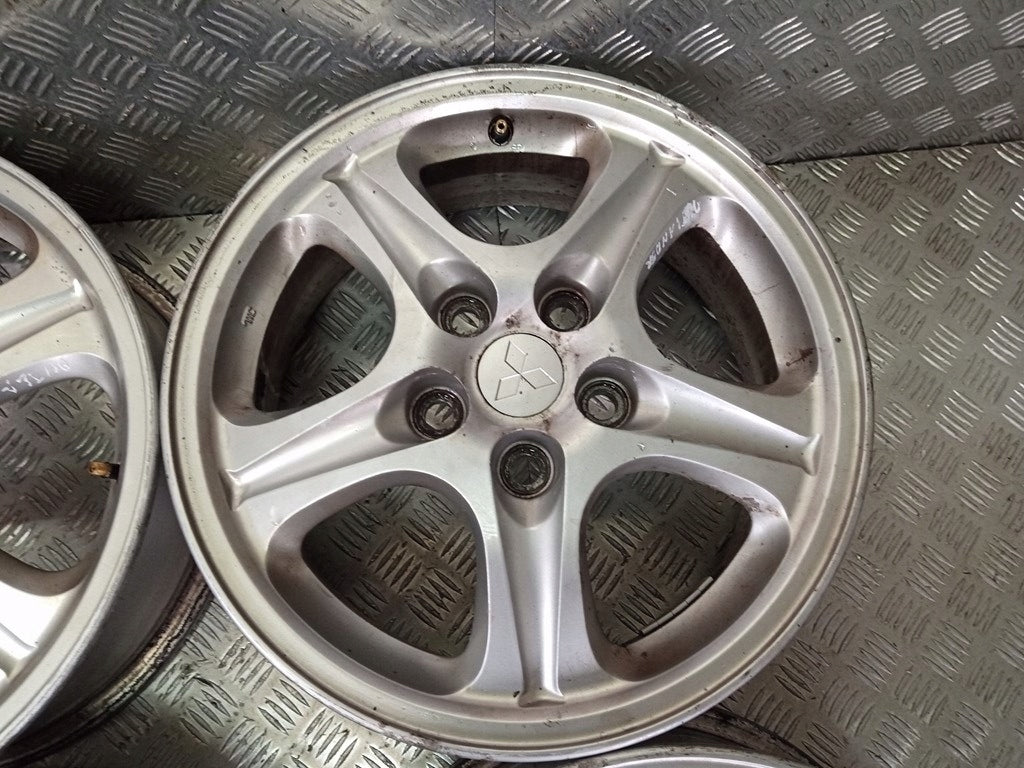 4x Alufelge 16 Zoll 6.0" 5x114.3 Mitsubishi Outlander I Rim Wheel FEL9310524872bl