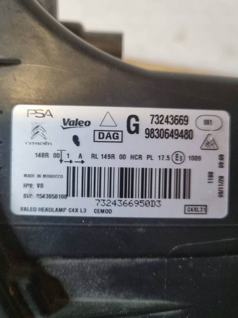 Frontscheinwerfer Citroën C4 III 73243669 LED Links Scheinwerfer Headlight SCH9743070678yb